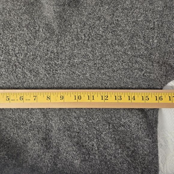 Cullen Men Merino Wool Gray Pullover Sweater Vintage Medium Quiet Luxury Minimal - Picture 4 of 7